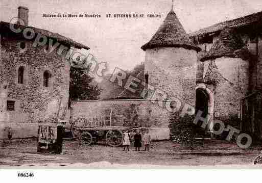 Ville de SAINTETIENNEDESTGEOIRS, carte postale ancienne