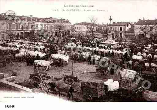 Ville de SAINTGAUDENS, carte postale ancienne