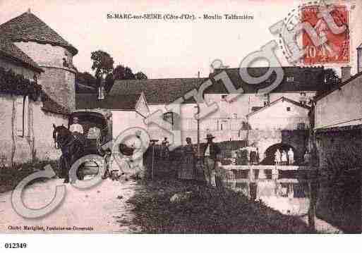 Ville de SAINTMARCSURSEINE, carte postale ancienne