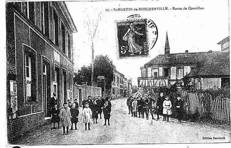 Ville de SAINTMARTINDEBOSCHEVILLE, carte postale ancienne