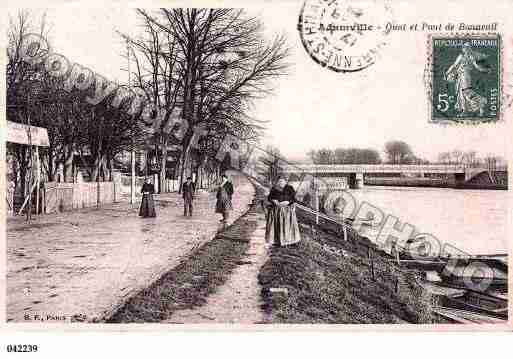 Ville de SAINTMAURDESFOSSES, carte postale ancienne