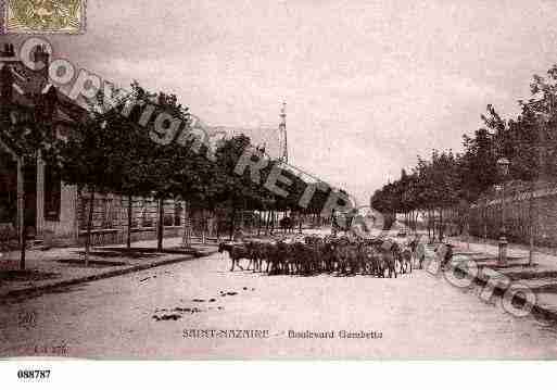 Ville de SAINTNAZAIRE, carte postale ancienne