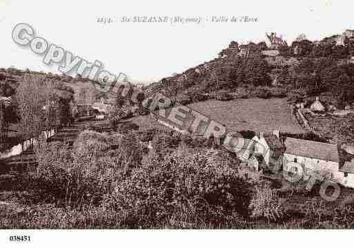 Ville de SAINTESUZANNE, carte postale ancienne