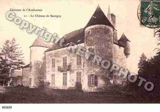 Ville de SANTIGNY, carte postale ancienne Ville de SANTIGNY, carte postale ancienne