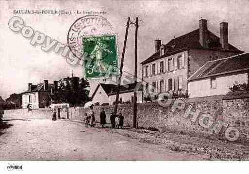Ville de SAULZAISLEPOTIER, carte postale ancienne