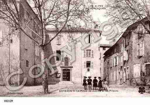 Ville de SISTERON, carte postale ancienne