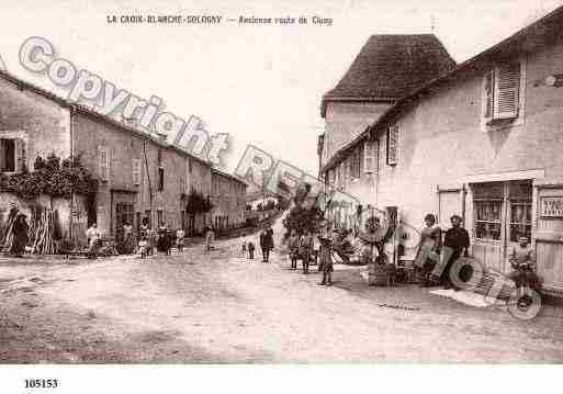 Ville de SOLOGNY, carte postale ancienne