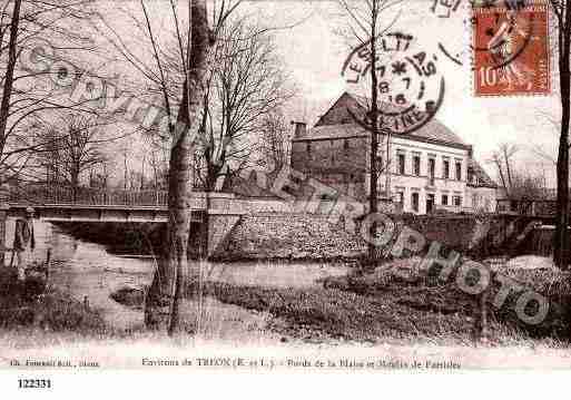 Ville de TREON, carte postale ancienne