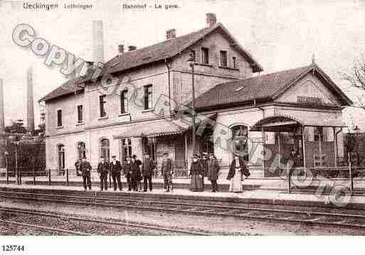 Ville de UCKANGE, carte postale ancienne