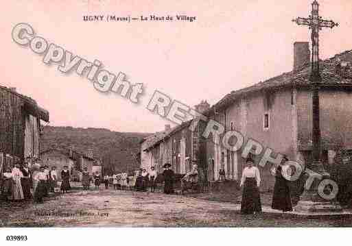 Ville de UGNY, carte postale ancienne