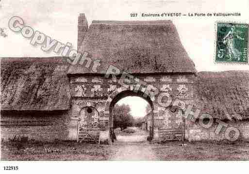 Ville de VALLIQUERVILLE, carte postale ancienne