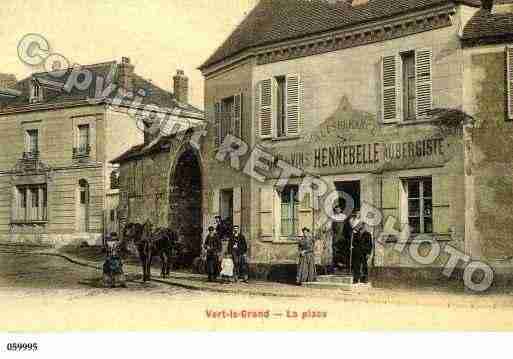 Ville de VERTLEGRAND, carte postale ancienne