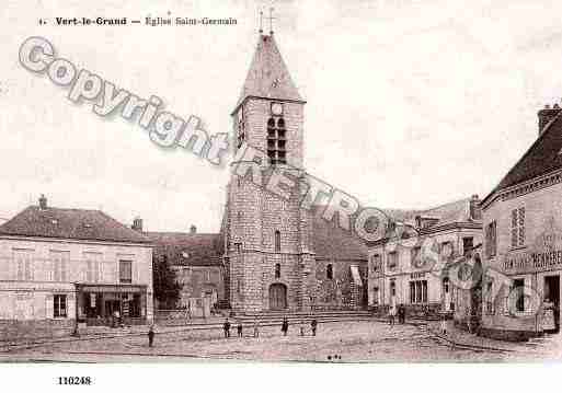 Ville de VERTLEGRAND, carte postale ancienne