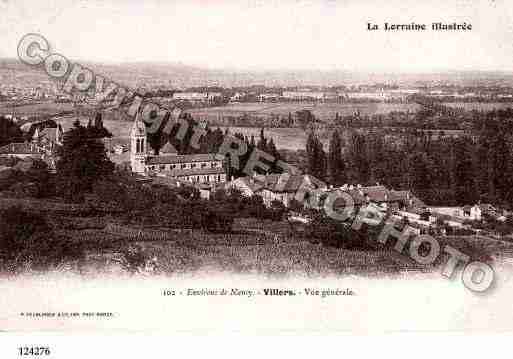 Ville de VILLERSLESNANCY, carte postale ancienne