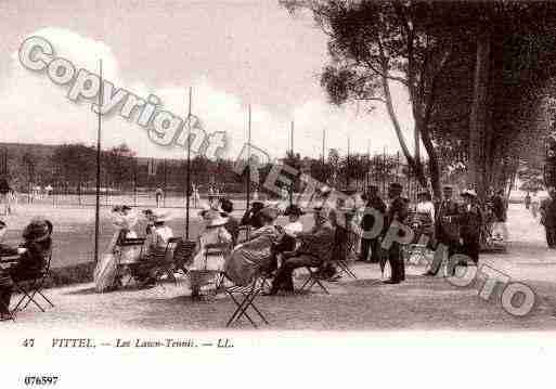 Ville de VITTEL, carte postale ancienne