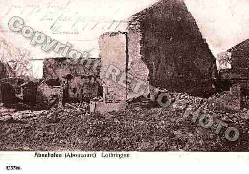 Ville de ABONCOURTSURSEILLE, carte postale ancienne Ville de ABONCOURTSURSEILLE, carte postale ancienne