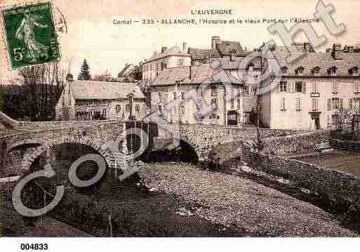 Ville de ALLANCHE, carte postale ancienne