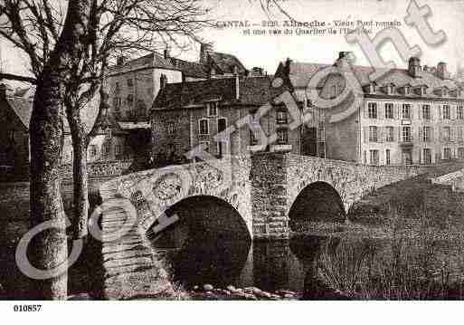 Ville de ALLANCHE, carte postale ancienne