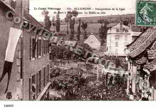 Ville de ALLANCHE, carte postale ancienne