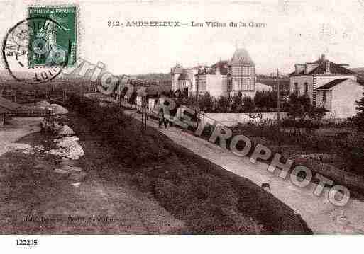 Ville de ANDREZIEUXBOUTHEON, carte postale ancienne