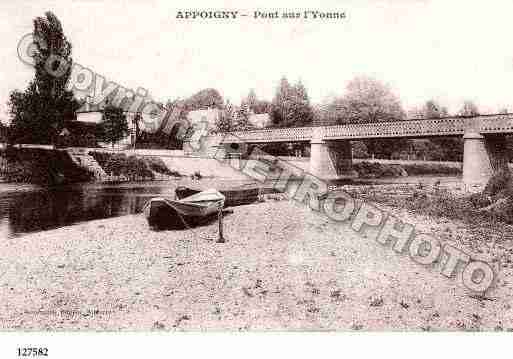 Ville de APPOIGNY, carte postale ancienne