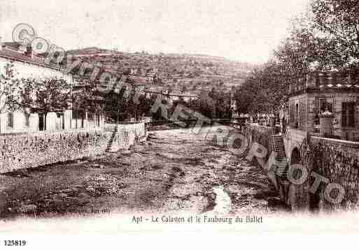 Ville de APT, carte postale ancienne