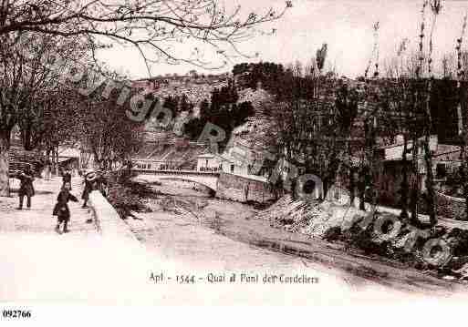 Ville de APT, carte postale ancienne