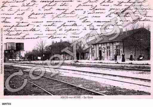 Ville de ARCISSURAUBE, carte postale ancienne