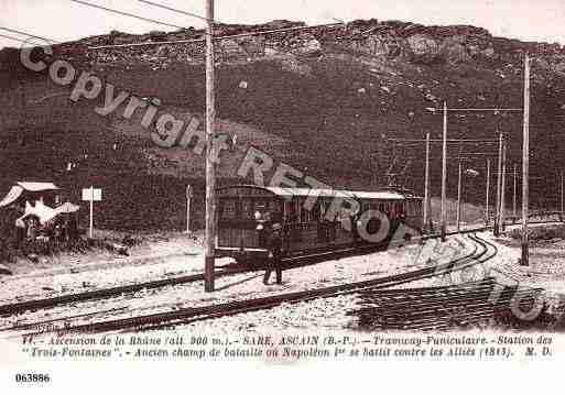 Ville de ASCAIN, carte postale ancienne