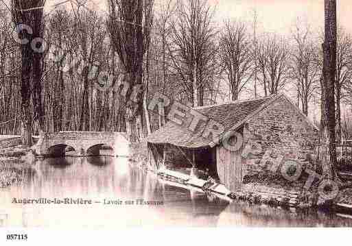 Ville de AUGERVILLELARIVIERE, carte postale ancienne