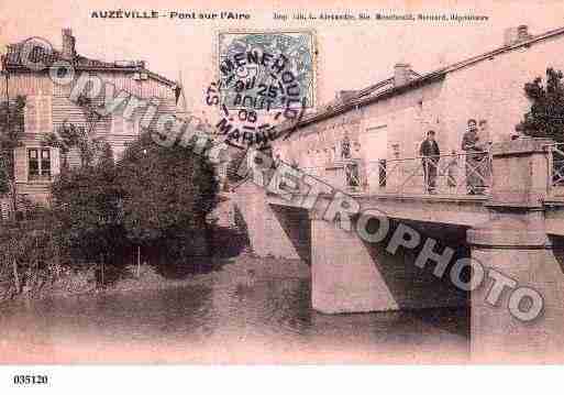 Ville de AUZEVILLE, carte postale ancienne