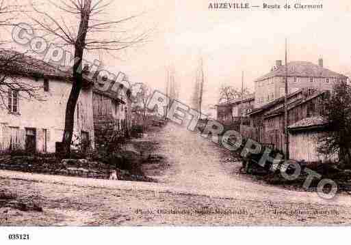 Ville de AUZEVILLE, carte postale ancienne