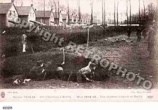 Ville de BARLIN, carte postale ancienne