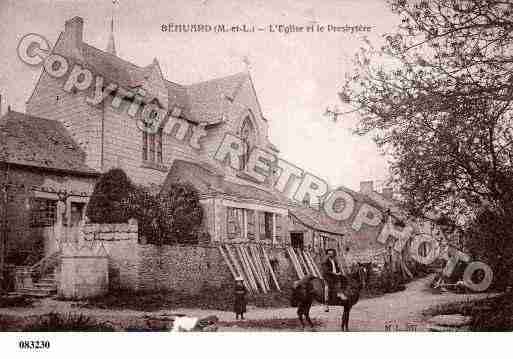 Ville de BEHUARD, carte postale ancienne