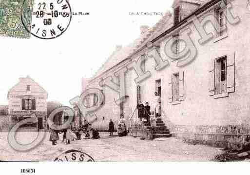 Ville de BILLYSURAISNE, carte postale ancienne