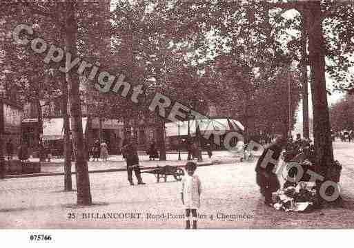 Ville de BOULOGNEBILLANCOURT, carte postale ancienne