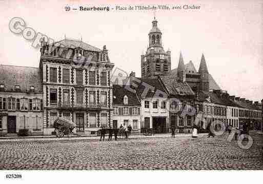 Ville de BOURBOURG, carte postale ancienne