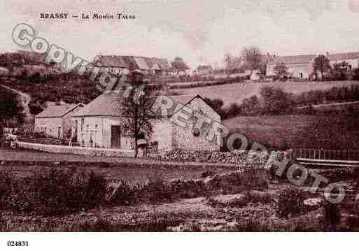 Ville de BRASSY, carte postale ancienne