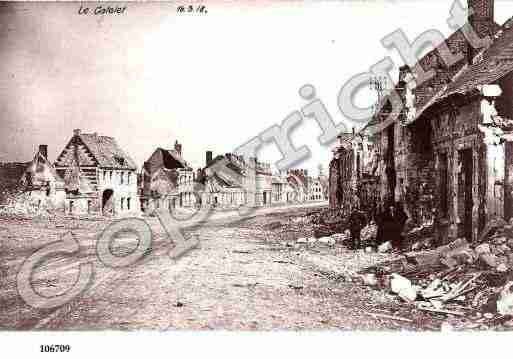 Ville de CATELET(LE), carte postale ancienne