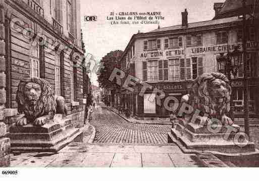 Ville de CHALONSSURMARNE, carte postale ancienne