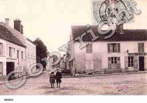 Ville de CITRY, carte postale ancienne