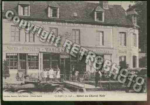 Ville de CLERES, carte postale ancienne