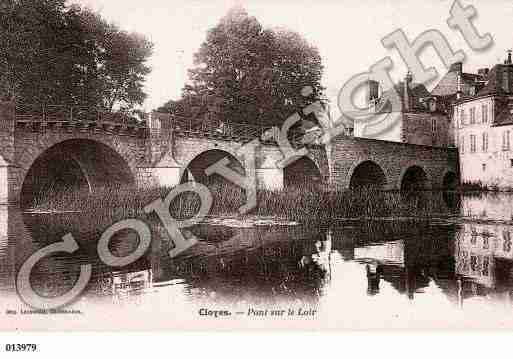 Ville de CLOYESSURLELOIR, carte postale ancienne Ville de CLOYESSURLELOIR, carte postale ancienne