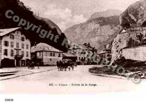 Ville de CLUSES, carte postale ancienne