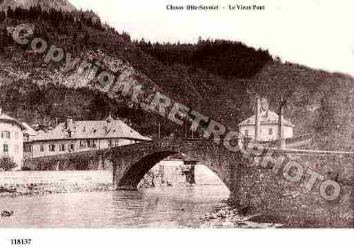 Ville de CLUSES, carte postale ancienne