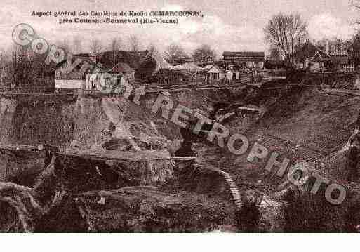 Ville de COUSSACBONNEVAL, carte postale ancienne