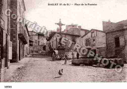 Ville de DALLET, carte postale ancienne