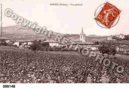 Ville de DENICE, carte postale ancienne