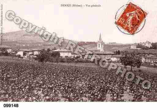 Ville de DENICE, carte postale ancienne