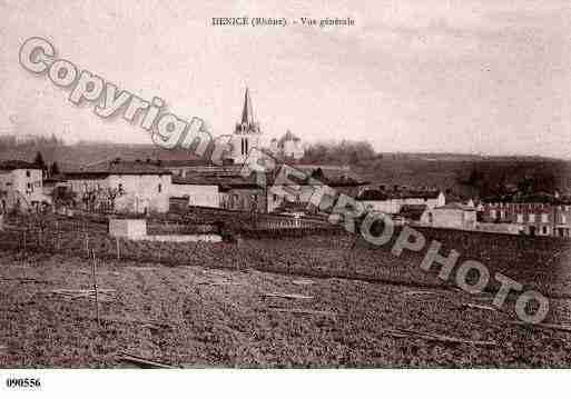 Ville de DENICE, carte postale ancienne